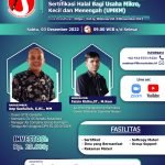 <a>WEBINAR NASIONAL MENGENAL PRODUK, MEMBUAT NIB DAN SERTIFIKASI HALAL BAGI USAHA MIKRO, KECIL DAN MENENGAH (UMKM)</a>
